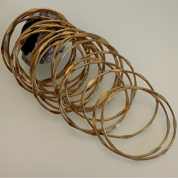 Ralph Lauren | Gold-Tone Bangles / Bracelets | Set of 20 - Picture 8 of 16